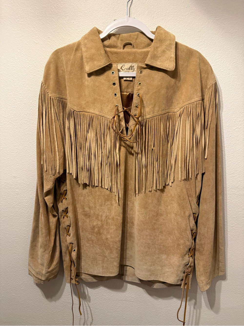 Scully Mountain Man Suede Shirt Small